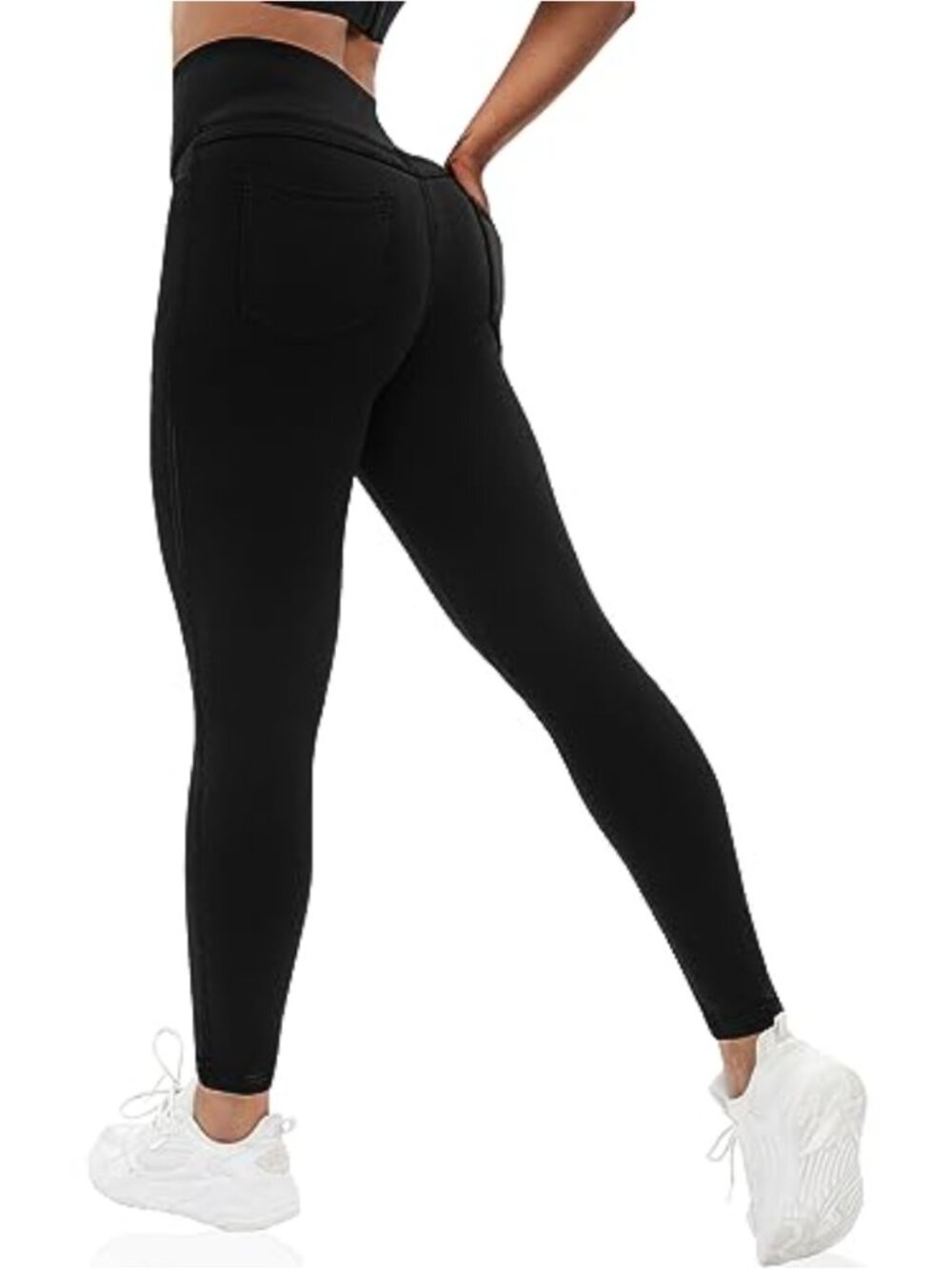 High Waisted Yoga Leggings with Pockets, Buttery Soft 78% Polyester 22% Spandex
